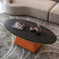 Glam Metal and Slate Cocktail Table Pedestal Coffee Table for Living Room Clearhalo 'Coffee & Accent Tables' 'Coffee Tables' 'coffee_tables' 'furn' 'furn_coffee_tables' 'Furniture' 'Living Room Furniture' 1200x1200_ae2f9e2a-93a8-4300-bb3f-5dff1d0eceee