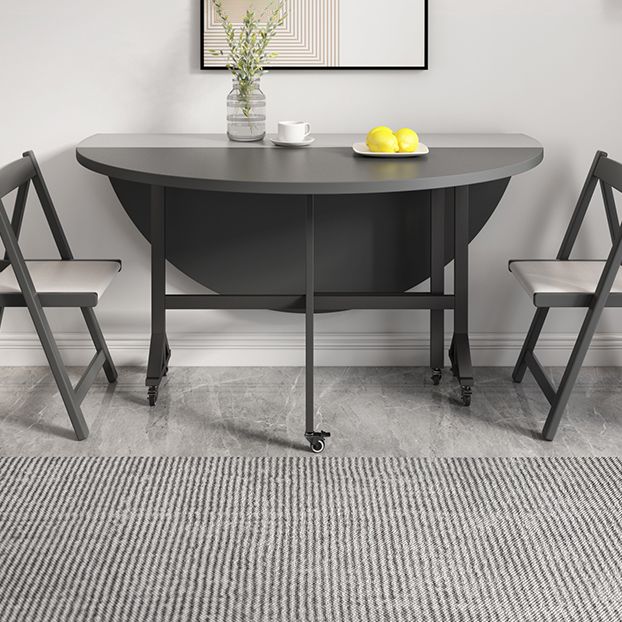 47'' Foldable Artificial Wooden Dining Table Extendable Round Table with Trestle Base Clearhalo ' dining_table' 'Dining Tables & Seating' 'Dining Tables' 'furn' 'furn_dining_table' 'Furniture' 'furniture_dining_table' 'Kitchen & Dining Furniture' 'kitchen&dining_furn' 'kitchen' 'kitchen_dining_table' 1200x1200_ae2fbee4-79aa-4440-8725-7575a9b65c9c