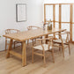 Solid Wood Top Dining Table Modern Simple Table with 4 Legs for Living Room Clearhalo 'Dining Tables & Seating' 'Dining Tables' 'dining_table' 'furn' 'furn_dining_table' 'Furniture' 'furniture_dining_table' 'Kitchen & Dining Furniture' 1200x1200_ae2fc245-d1ee-45f7-89b3-5431415be394