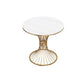 Glam Style Dinette Set for Home 1/2/5 Pieces Polished Finish Dining Table Set Clearhalo 'Dining Room Sets' 'Dining Tables & Seating' 'dining_room_set' 'furn' 'furn_dining_room_set' 'Furniture' 'Kitchen & Dining Furniture' 1200x1200_ae31424f-90f8-42b9-92f9-ea95e63bea67