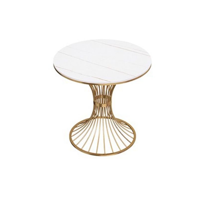 Glam Style Dinette Set for Home 1/2/5 Pieces Polished Finish Dining Table Set Clearhalo 'Dining Room Sets' 'Dining Tables & Seating' 'dining_room_set' 'furn' 'furn_dining_room_set' 'Furniture' 'Kitchen & Dining Furniture' 1200x1200_ae31424f-90f8-42b9-92f9-ea95e63bea67