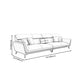 33.46" H Flared Arm Modern Sofa with Sewn Pillow Back Metal Legs Sofa Clearhalo 'furn' 'furn_sofas' 'Furniture' 'furniture_sofas' 'Living Room Furniture' 'Sofa' 'sofas' 1200x1200_ae328557-243c-4256-b5e5-8c87f77705e3