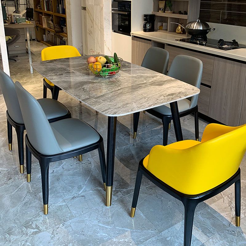 Rectangle Sintered Stone Table for Restaurant Industrial Dining Table with 4 Legs Clearhalo ' dining_table' 'Dining Tables & Seating' 'Dining Tables' 'furn' 'furn_dining_table' 'Furniture' 'furniture_dining_table' 'Kitchen & Dining Furniture' 'kitchen&dining_furn' 'kitchen' 'kitchen_dining_table' 1200x1200_ae3428c0-79c5-491f-a7e5-a8d5f66bda82