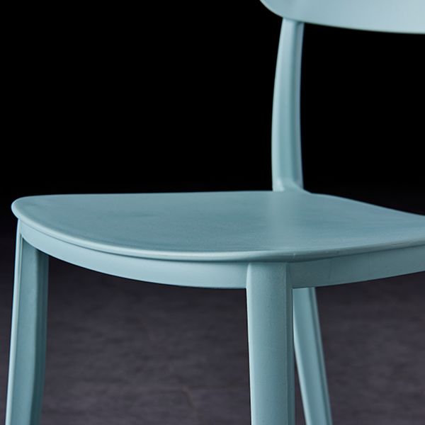Contemporary Style Plastic Dining Chairs Open Back Dining Side Chairs for Kitchen Clearhalo ' kitchen&dining_furn' 'Dining Chairs' 'Dining Tables & Seating' 'dining_chair' 'furn' 'furn_dining_chair' 'Furniture' 'furniture_dining_chair' 'Kitchen & Dining Furniture' 'kitchen' 1200x1200_ae369a53-c292-4612-8de6-e795bb384cf6