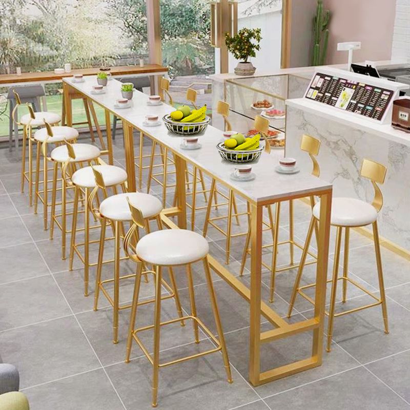 Steen rechthoek bar eettafel eigentijdse balktafel met bakbasis