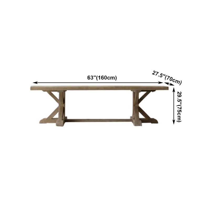 Modern Pine Wooden Table for Restaurant Rectangle Dining Table with Trestle Base Clearhalo ' dining_table' 'Dining Tables & Seating' 'Dining Tables' 'furn' 'furn_dining_table' 'Furniture' 'furniture_dining_table' 'Kitchen & Dining Furniture' 'kitchen&dining_furn' 'kitchen' 'kitchen_dining_table' 1200x1200_ae382a05-94cb-488d-8792-7c053ebcef81