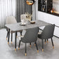 Moderne rechthoek dinerset 1/2/5/7 stuks restaurant eettafel met stoelen