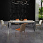 Modern Style Dining Table Sintered Stone Dining Rectangle Table with Metal Legs for Home Clearhalo 'Dining Tables & Seating' 'Dining Tables' 'dining_table' 'furn' 'furn_dining_table' 'Furniture' 'Kitchen & Dining Furniture' 1200x1200_ae39a1d4-5a5a-4c4c-888b-5af62838390a