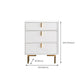 Commode contemporaine de 13,65 pouces de largeur avec 3/4/5 tiroirs