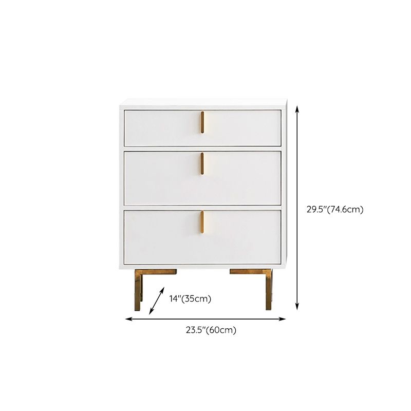 Commode contemporaine de 13,65 pouces de largeur avec 3/4/5 tiroirs