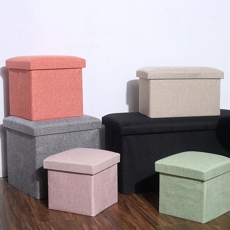 Modern Tear Resistant Cotton Cube Solid Color Square Cube for Drawing Room Clearhalo 'furn' 'furn_ottomans_poufs' 'Furniture' 'Living Room Furniture' 'Ottomans & Poufs' 'ottomans_poufs' 1200x1200_ae3b82cf-59e0-4ce3-81d7-0c1d766a15d8