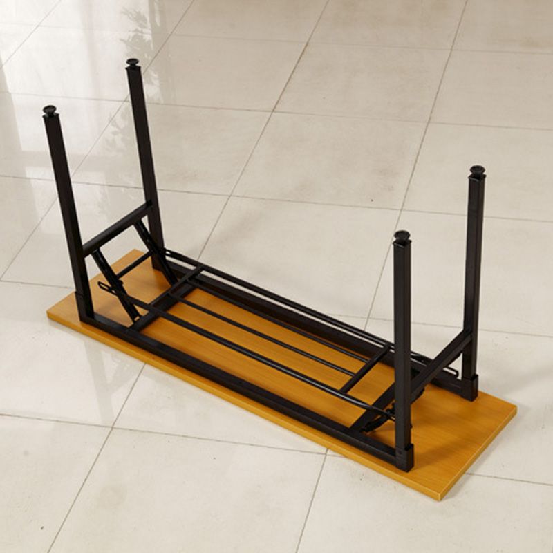 Bureau d'écriture en bois contemporain 30 "H Bureau pliant pour la maison et le bureau