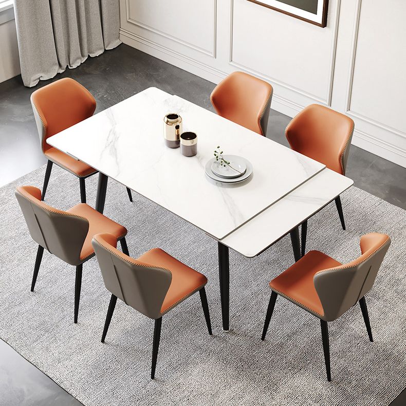 Rectangle Dining Site Table Simplicity Style Dining Room Collection with 4-foot Clearhalo ' dining_table' 'Dining Tables & Seating' 'Dining Tables' 'furn' 'furn_dining_table' 'Furniture' 'furniture_dining_table' 'Kitchen & Dining Furniture' 'kitchen&dining_furn' 'kitchen' 'kitchen_dining_table' 1200x1200_ae3db366-1562-4e97-8fec-59861872e292
