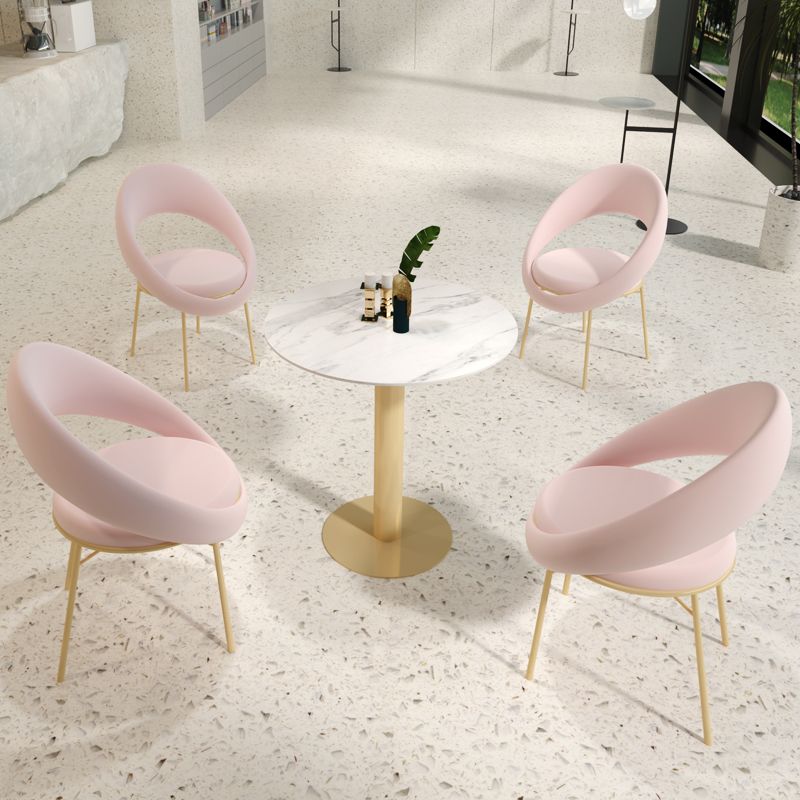 Glam 1/3/4/5 Pieces Dining Set Sintered Stone Dining Furniture for Home Use Clearhalo 'Dining Room Sets' 'Dining Tables & Seating' 'dining_room_set' 'furn' 'furn_dining_room_set' 'Furniture' 'furniture_dining_room_set' 'Kitchen & Dining Furniture' 'kitchen&dining_furn' 'kitchen' 1200x1200_ae3e57f5-054e-4a50-b592-ae5b33813f70