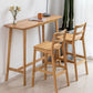 Modern Rectangle Fixed Bar Table Solid Wood Counter Height Bar Dining Table Clearhalo 'Bar Furniture' 'Bar Tables' 'bar_tables' 'furn' 'furn_bar_tables' 'Furniture' 'Kitchen & Dining Furniture' 1200x1200_ae3ffd46-73c2-4fbd-af20-00a27609f008