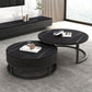Slate Coffee Table Slate Nesting Coffee Table Set with Storage Drawer