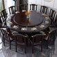 Solid Wood Dining Table Convertible Dining Table for Dining Room