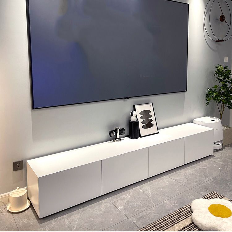 Wooden TV Stand Console Contemporary Media Console with 2 Drawers Clearhalo 'furn' 'furn_tv_stands_entertainment_centers' 'Furniture' 'Living Room Furniture' 'TV Stands & Entertainment Centers' 'TV Stands & Media Storage Furniture' 'tv_stands_entertainment_centers' 1200x1200_ae44c3a2-330b-479f-8819-4baac81f8038