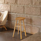 Industrial Style Bar-stool with Wooden Legs Saddle Seat Counter Stool for Kitchen Bar Clearhalo 'Bar Furniture' 'Bar Stools' 'bar_stools' 'furn' 'furn_bar_stools' 'furniture_bar_stools' 'Kitchen & Dining Furniture' 'kitchen&dining_furn' 'kitchen' 'kitchen_furn' Furniture' 1200x1200_ae455eed-ae41-416c-91cc-b691450dad61