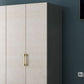 Engineered Wood Wardrobe Closet with Shelves Modern Wardrobe Cabinet