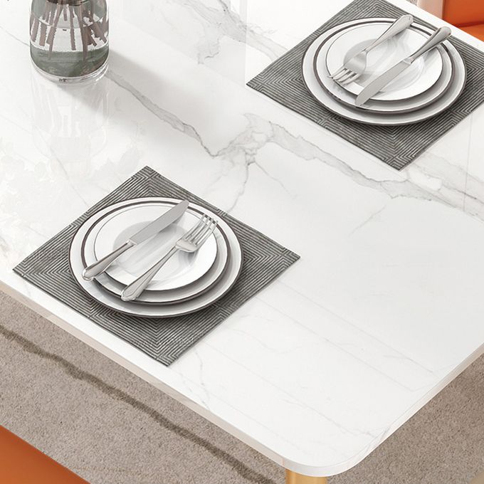 Metal Traditional Luxury Rectangle Table Sintered Stone Table with 4 Legs Clearhalo ' dining_table' 'Dining Tables & Seating' 'Dining Tables' 'furn' 'furn_dining_table' 'Furniture' 'furniture_dining_table' 'Kitchen & Dining Furniture' 'kitchen&dining_furn' 'kitchen' 'kitchen_dining_table' 1200x1200_ae4913f4-1fdc-414f-9067-7a7be37904ce