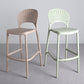 Nordic Plastic Simple Stackable Barstool Indoor Tall Stool with Saddle Seat Clearhalo 'Bar Furniture' 'Bar Stools' 'bar_stools' 'furn' 'furn_bar_stools' 'furniture_bar_stools' 'Kitchen & Dining Furniture' 'kitchen&dining_furn' 'kitchen' 'kitchen_furn' Furniture' 1200x1200_ae4e9068-3616-4620-b962-3477ef7059ac