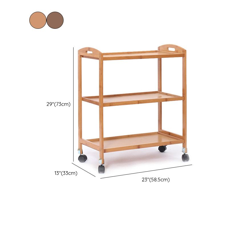 Rotolare casa da pranzo cucina carrello moderno carrello da cucina in legno