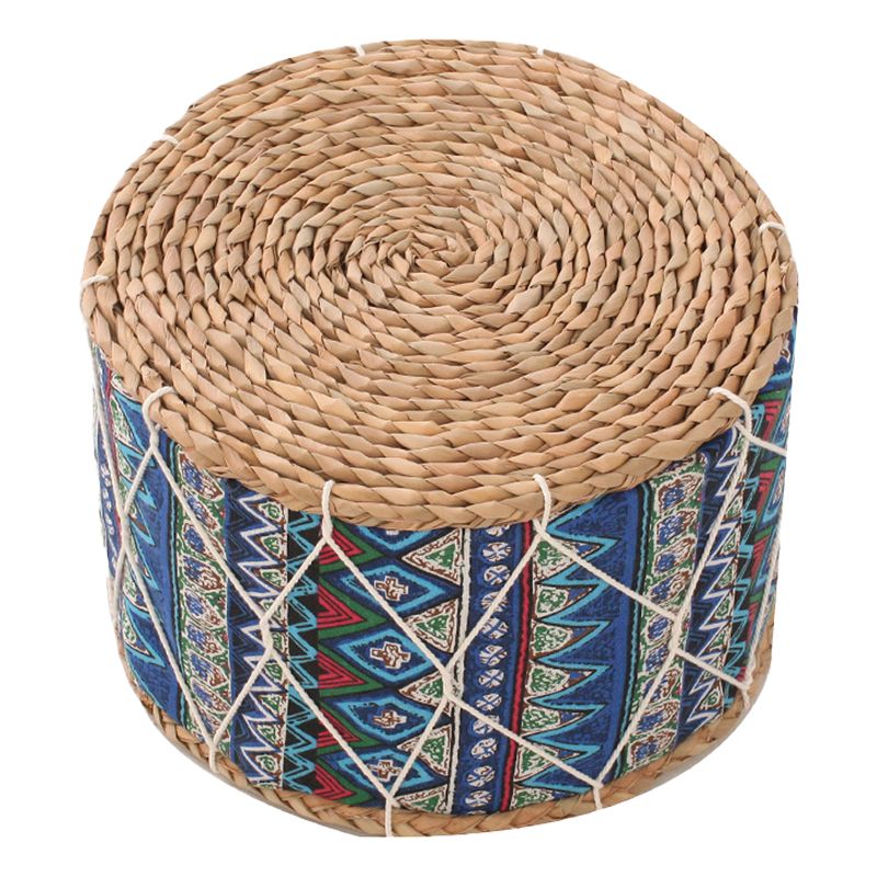 Tradizionale POUF POOF TRIBAL TRIBAL STHED RESISTANTE POUF RESISTENTE