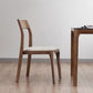 Modern Solid Wood Side Chair Open Back Dining Side Chair with Solid Wood Legs