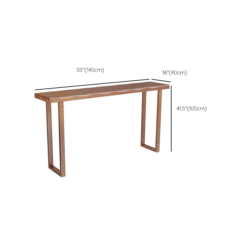 Contemporary Rectangle Pub Dining Set 1/4/7 Pieces Pine Solid Wood Counter Set Clearhalo 'Bar Furniture' 'furn' 'furn_home_bar_bar_sets' 'Furniture' 'Home Bars & Bar Sets' 'home_bar_bar_sets' 'Kitchen & Dining Furniture' 1200x1200_ae5554cc-2faa-4bc9-a064-863f296693c1