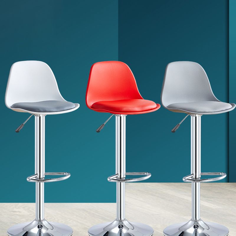 Contemporary Bar-stool Liftable Counter Bar Stool with Metal Legs Clearhalo 'Bar Furniture' 'Bar Stools' 'bar_stools' 'Furniture' 'furniture_bar_stools' 'Kitchen & Dining Furniture' 1200x1200_ae56fb3c-c6c5-47b7-a410-a0305a08027e