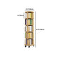 Modern Solid Wood Bookcase, Log, Cylinder Bookshelf for Any Room, 21.5" W Clearhalo 'Bookcases' 'furn' 'furn_bookcases' 'Furniture' 'Office Furniture' 1200x1200_ae585775-de1d-456a-9333-879c5bcaa7b8