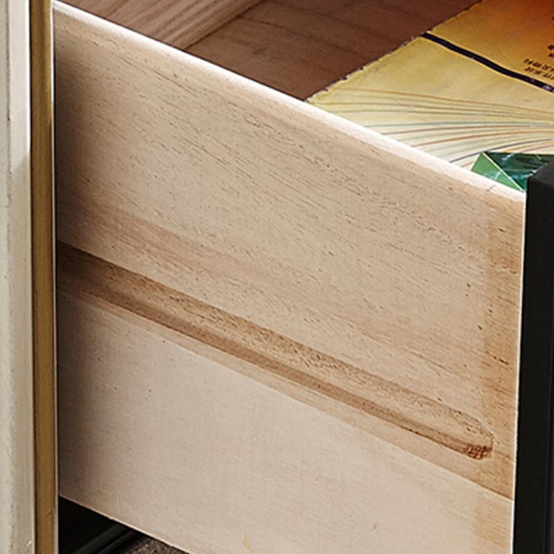 Cassettiera verticale per la casa tradizionale americana in legno con cassetti