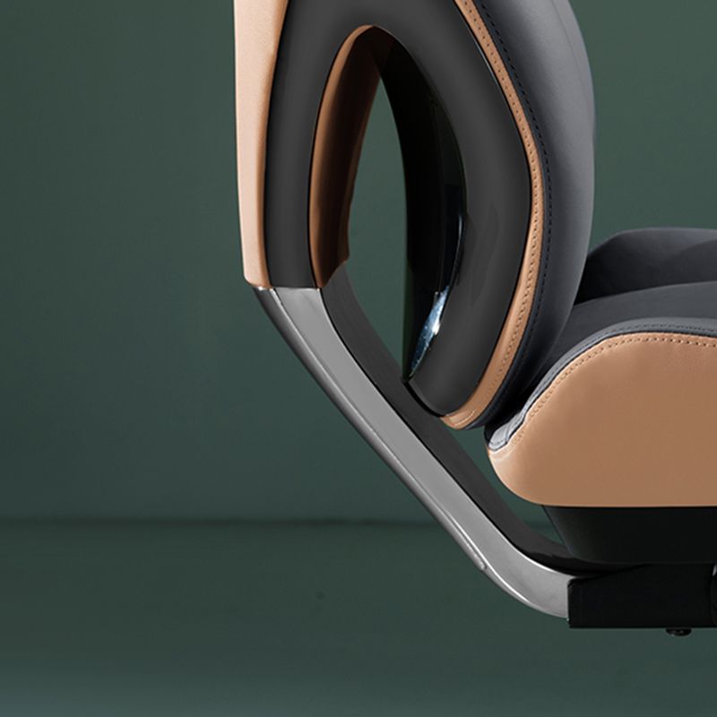 Silla ejecutiva de la silla ejecutiva de brazos acolchados modernos silla de gerentes ajustables para la oficina