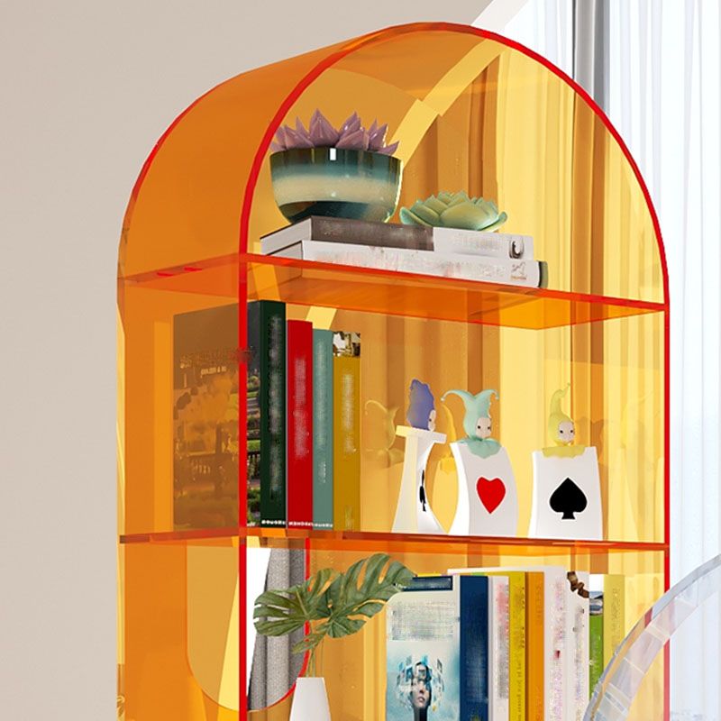 Stile moderno chiuso libreria verticale libreria in acrilico per ufficio a casa