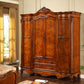 French Country Wardrobe Armoire Wood Wardrobe Closet for Bedroom