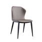 Leather Contemporary Style Dining Chair Matte Finish Wingback Side Chair Clearhalo 'Dining Chairs' 'Dining Tables & Seating' 'dining_chair' 'furn' 'furn_dining_chair' 'Furniture' 'furniture_dining_chair' 'Kitchen & Dining Furniture' 1200x1200_ae62a5af-5a74-431d-9cfb-002fbfdd55ab