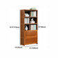 Contemporary Bamboo Barrister Bookcase Doors Included Bookcase for Home Office Clearhalo 'Bookcases' 'furn' 'furn_bookcases' 'Furniture' 'furniture_bookcases' 'kitchen' 'kitchen_bookcases' 'Living Room Furniture' 'Office Furniture' 1200x1200_ae62bc31-a9d2-451d-9a36-fb1dcee947ed