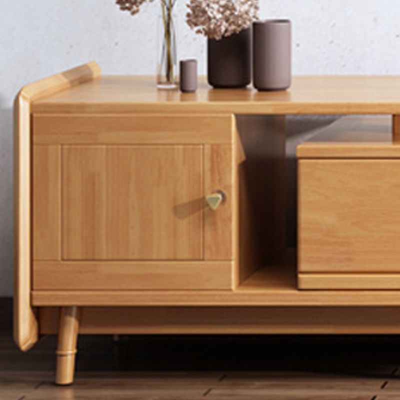 Modern TV Media Stand Wood TV Stand Console with Splayed Wooden Legs Clearhalo 'furn' 'furn_tv_stands_entertainment_centers' 'Furniture' 'Living Room Furniture' 'TV Stands & Entertainment Centers' 'TV Stands & Media Storage Furniture' 'tv_stands_entertainment_centers' 1200x1200_ae62fbf1-867b-4ae2-abbd-a6e28eaadeaf