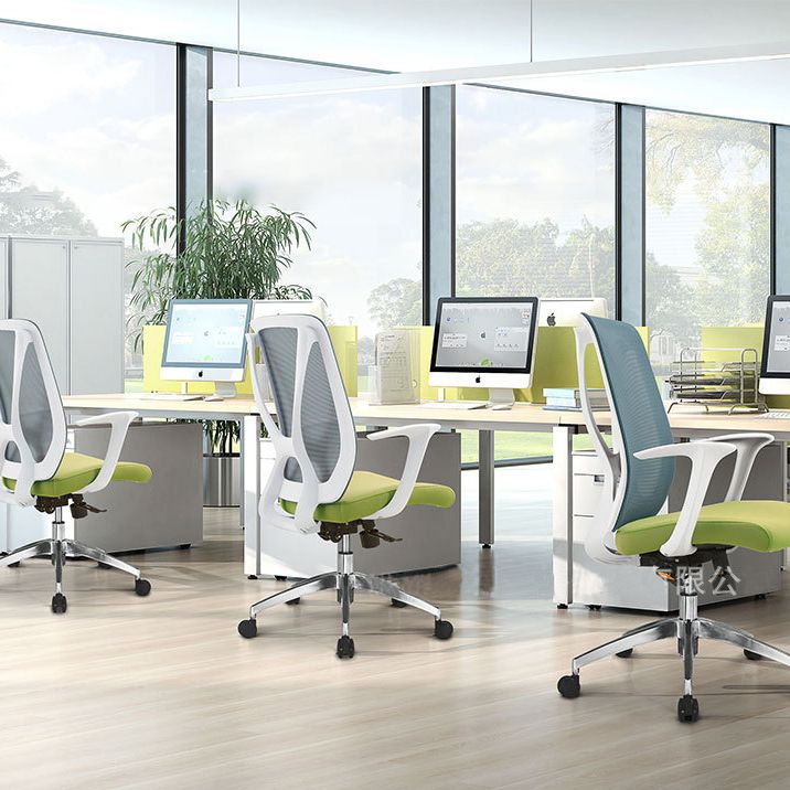 Modern Desk Chair Mesh Computer Chair Conference Chair with Wheels Clearhalo 'furn' 'furn_office_chair' 'Furniture' 'Office Chairs' 'Office Furniture' 'office_chair' 1200x1200_ae6309fe-0365-41b6-b566-6063b20a32de