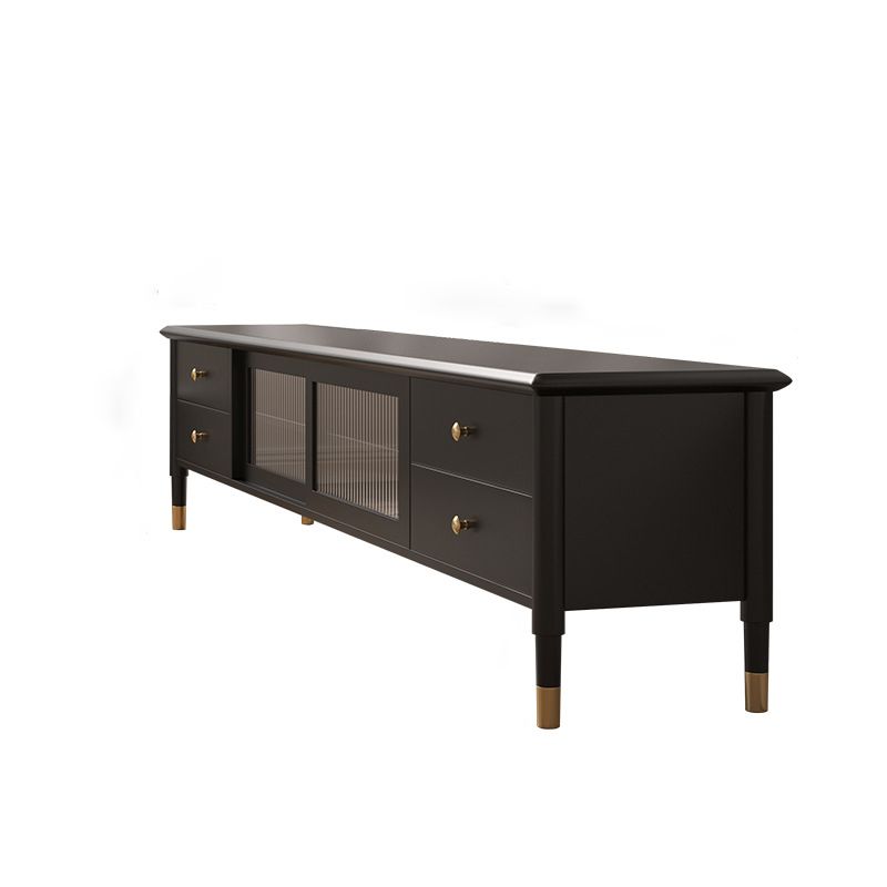 Solid Wood TV Media Console Modern TV Media Stand for Living Room Clearhalo 'furn' 'furn_tv_stands_entertainment_centers' 'Furniture' 'Living Room Furniture' 'TV Stands & Entertainment Centers' 'TV Stands & Media Storage Furniture' 'tv_stands_entertainment_centers' 1200x1200_ae63f8a4-fee7-4f0d-a625-c3d5016a0cd4