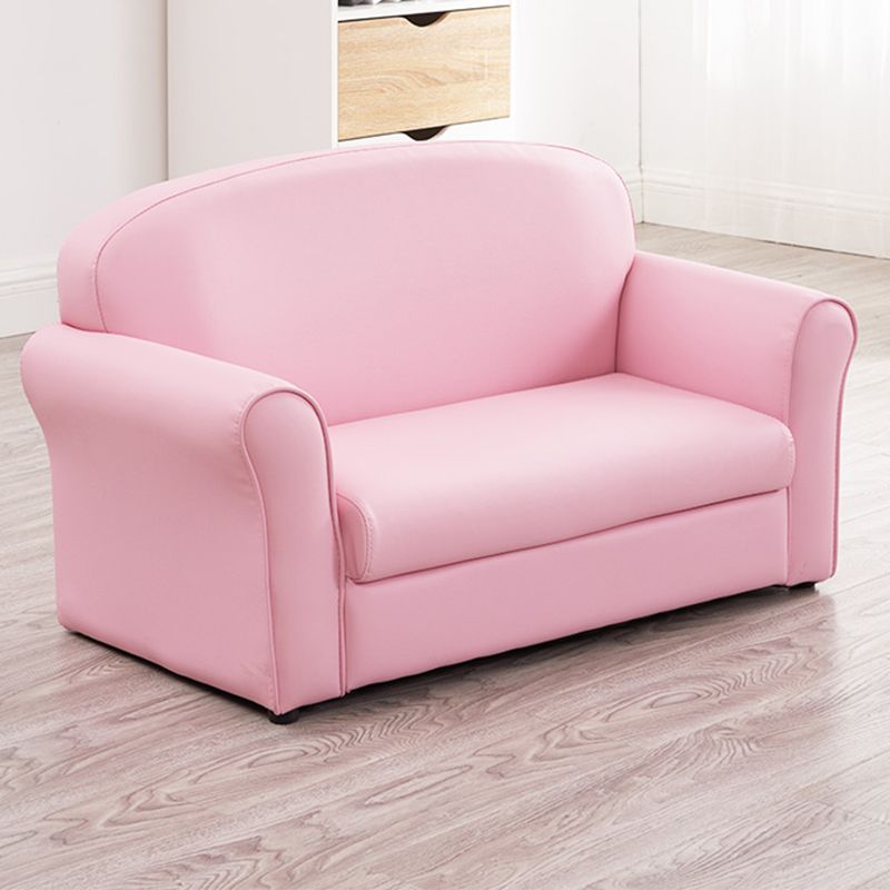 Sofá del sofá de brazo enrollado de la espalda apretada contemporánea para niños