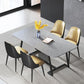 Modern 1/2/5/7 Pieces Dining Set Sintered Stone Dining Table Set with Leather Chairs Clearhalo 'Dining Room Sets' 'Dining Tables & Seating' 'dining_room_set' 'furn' 'furn_dining_room_set' 'Furniture' 'furniture_dining_room_set' 'Kitchen & Dining Furniture' 'kitchen&dining_furn' 'kitchen' 1200x1200_ae6c6549-c674-4a84-9589-c9d57e40e3b0