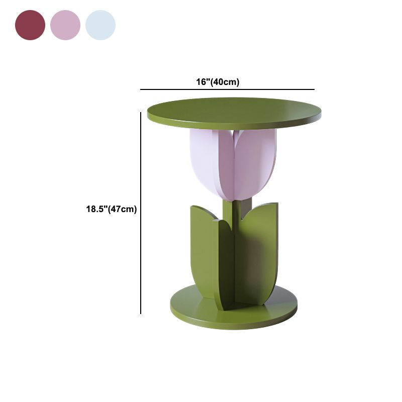 Nordischer runder/geometrischer Couchtisch Holzkaffee oder Endtisch