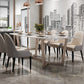 Luxury Sintered Stone Dining Table Rectangle Table with Trestle Pedestal Clearhalo ' dining_table' 'Dining Tables & Seating' 'Dining Tables' 'furn' 'furn_dining_table' 'Furniture' 'furniture_dining_table' 'Kitchen & Dining Furniture' 'kitchen&dining_furn' 'kitchen' 'kitchen_dining_table' 1200x1200_ae70fca2-601b-423b-a35e-7dc7ef7a2625