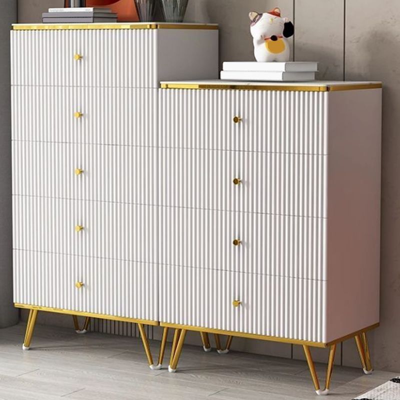White Accent Chest 15.74" Wide Chest with Drawers, Water Resistant Clearhalo 'Cabinets & Chests' 'cabinets_chests' 'furn' 'furn_cabinets_chests' 'Furniture' 'Living Room Furniture' 1200x1200_ae72a283-77c0-4c88-a655-3940b49a26b2
