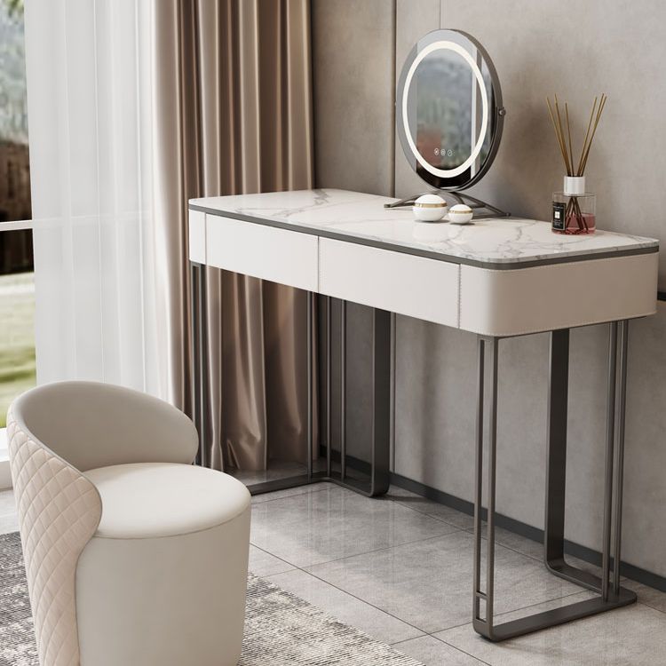 Tableau de vanité à double tiroirs moderne ensemble de vanité maquillage