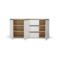 Sideboard in legno ingegnerizzato a 3 cassetto glam per soggiorno per soggiorno