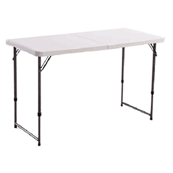 Eigentijdse rechthoekige schrijfbureau plastic vouwkantoor bureau