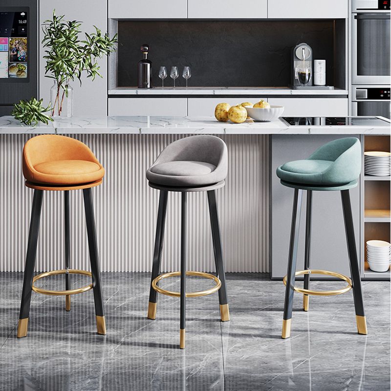 Modern Simple 28-inch Barstool Metal 3 Legs Bar Stool for Indoor, 1 Piece Clearhalo 'Bar Furniture' 'Bar Stools' 'bar_stools' 'furn' 'furn_bar_stools' 'furniture_bar_stools' 'Kitchen & Dining Furniture' 'kitchen&dining_furn' 'kitchen' 'kitchen_furn' Furniture' 1200x1200_ae74df70-9e91-47ba-8aa2-08f106f24969